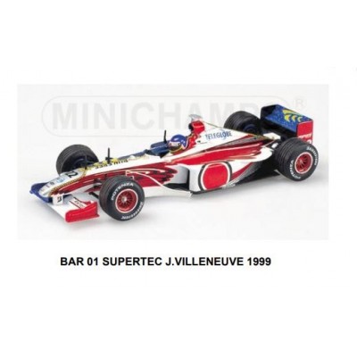 BAR 01 SUPERTEC J.VILLENEUVE 1999 - 1/43 SCALE - MINICHAMPS